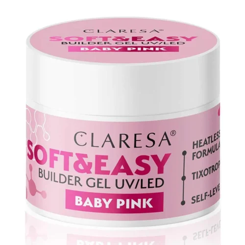 foto builder gel soft and easy baby pink claresa