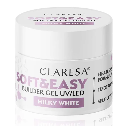 foto builder gel soft and easy milky white claresa