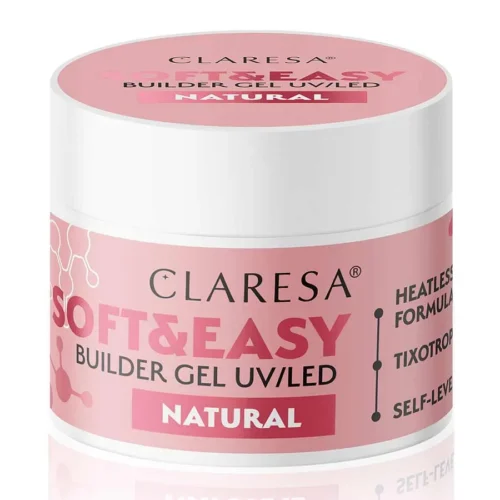 foto builder gel soft and easy natural claresa