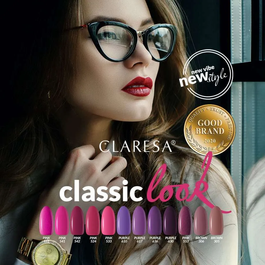 foto claresa manicura classic look 551 541 542 524 533 610 617 636 630 553 306 305 1