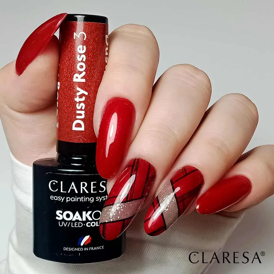 foto claresa manicura dusty rose dr3 celebration 6