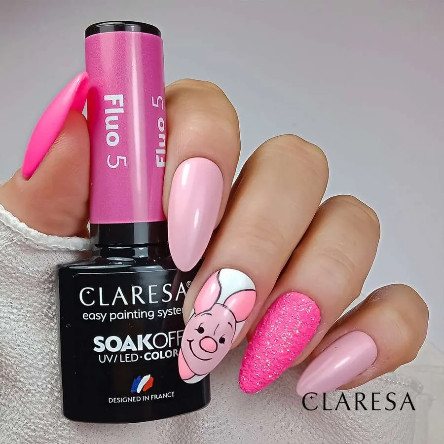 foto claresa manicura frosting pink