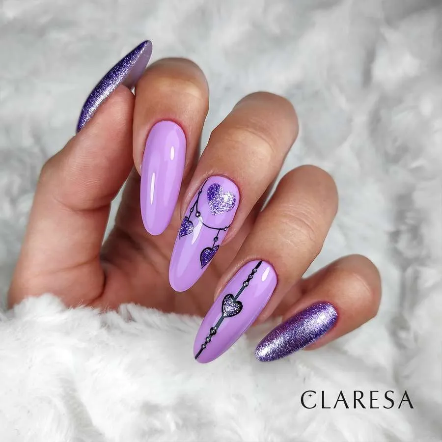 foto claresa manicura full glitter 6
