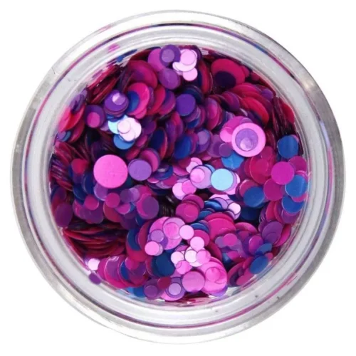 foto decoracion de uñas confeti multitamaño 6 claresa