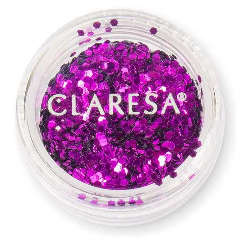 foto decoracion de uñas disco purple claresa 1