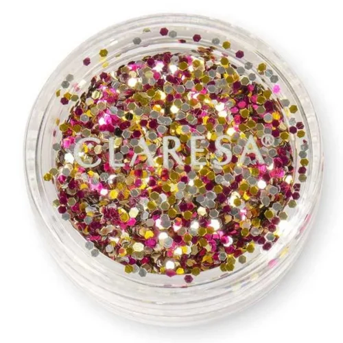 foto decoracion de uñas disco vine gold claresa 1