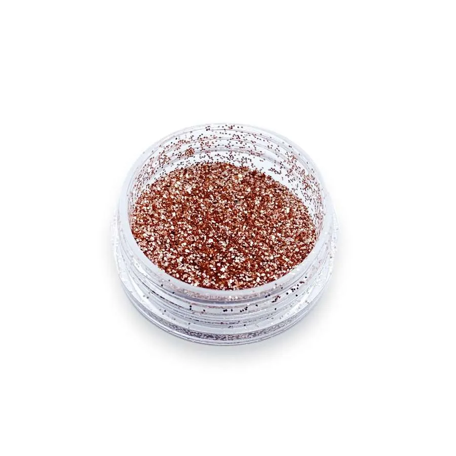 foto decoracion de uñas frosting brigh gold claresa 1