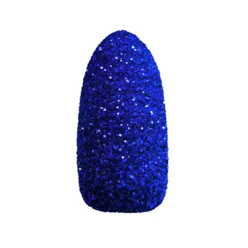 foto decoracion de uñas frosting dark blue claresa