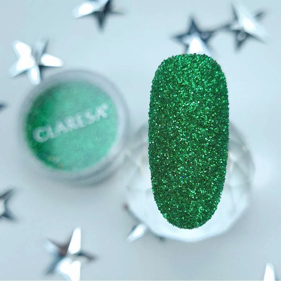 foto decoracion de uñas frosting green claresa 1