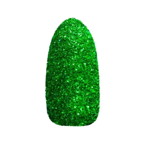 foto decoracion de uñas frosting green claresa
