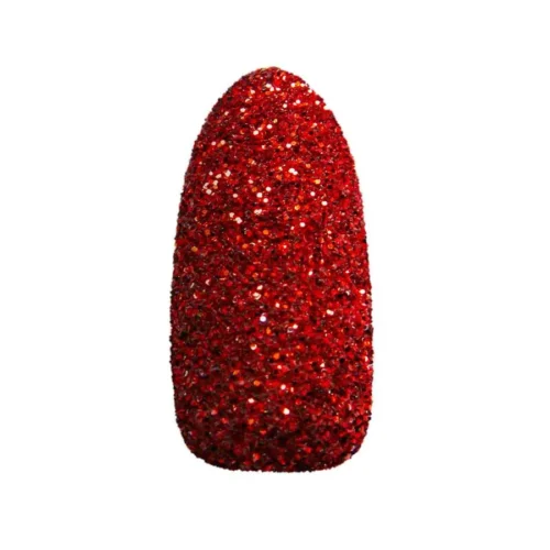 foto decoracion de uñas frosting red claresa