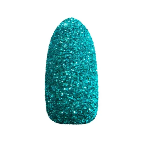 foto decoracion de uñas frosting turquoise claresa