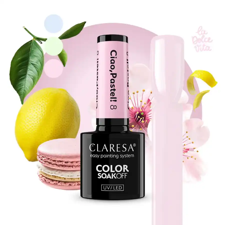 imagen esmalte semipermanente ciao pastel 08 claresa tip
