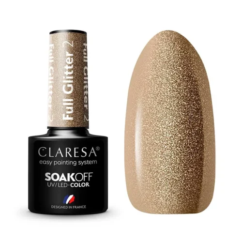 foto esmalte semipermanente full glitter claresa 2