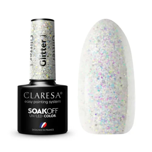 foto esmalte semipermanente glitter claresa 1