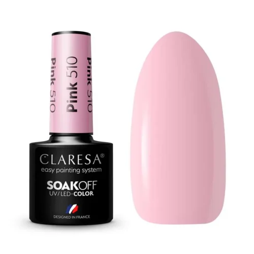 foto esmalte semipermanente rosa claresa 510