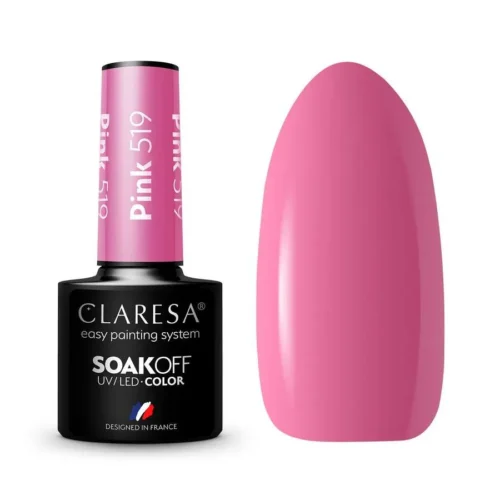 foto esmalte semipermanente rosa claresa 519