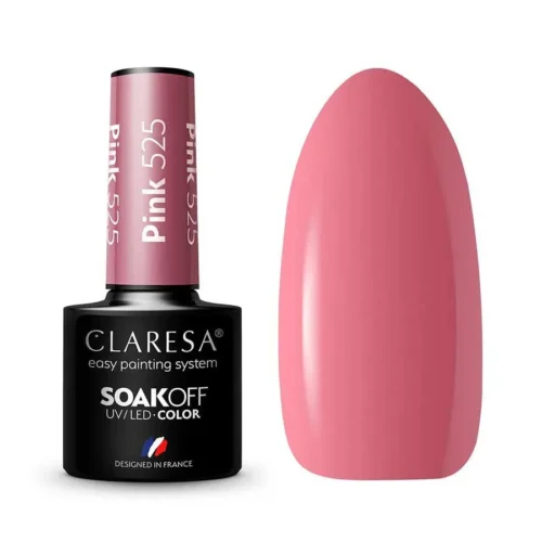 foto esmalte semipermanente rosa claresa 525