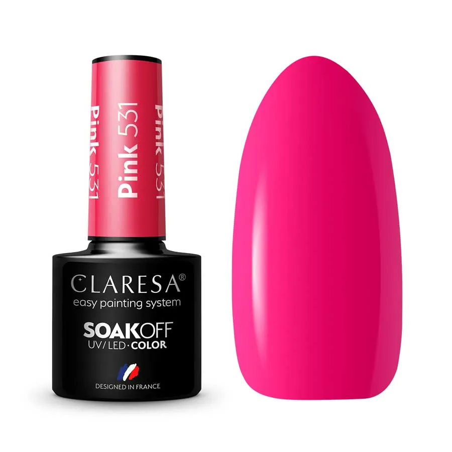 foto esmalte semipermanente rosa claresa 531