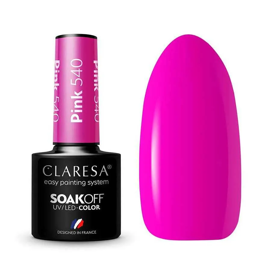 foto esmalte semipermanente rosa claresa 540