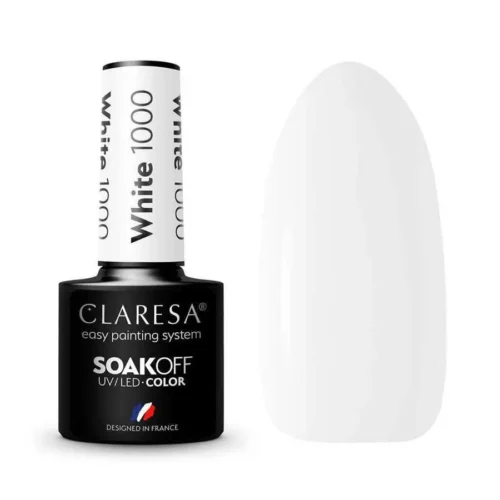foto foto esmalte semipermanente blanco claresa 1000