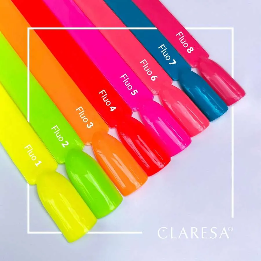 foto esmalte semipermanente fluo claresa
