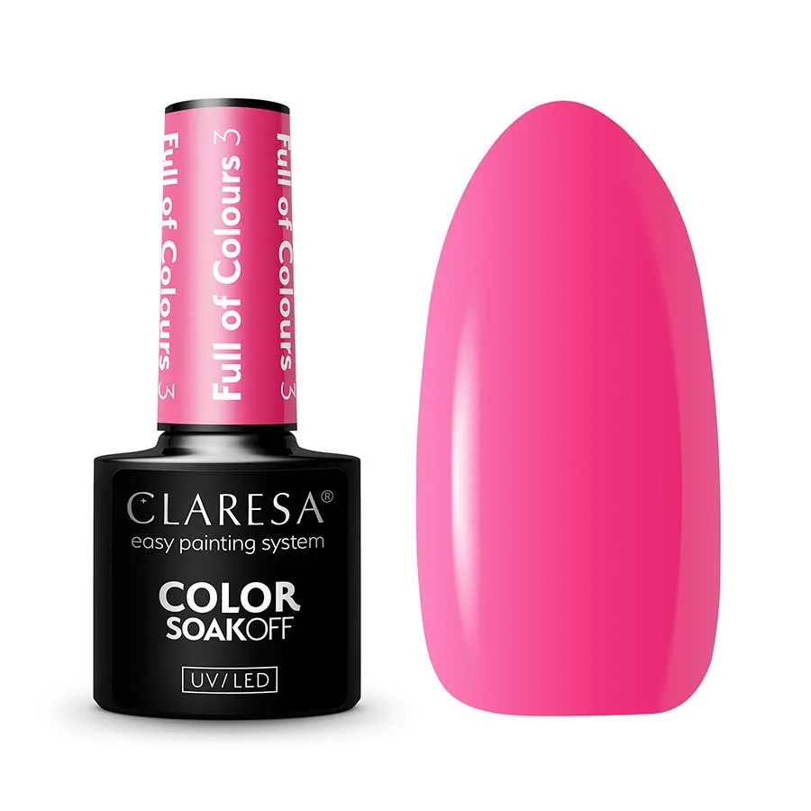 foto esmalte semipermanente full of colours claresa 03