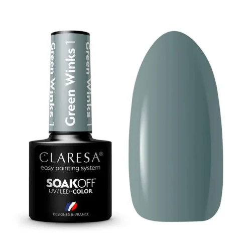 foto esmalte semipermanente green winks claresa 1