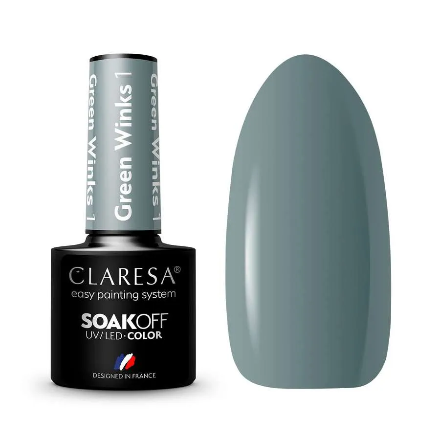 foto esmalte semipermanente green winks claresa 1