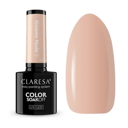 imagen esmalte semipermanente gummy nude 2 claresa