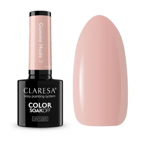 imagen esmalte semipermanente gummy nude 3 claresa
