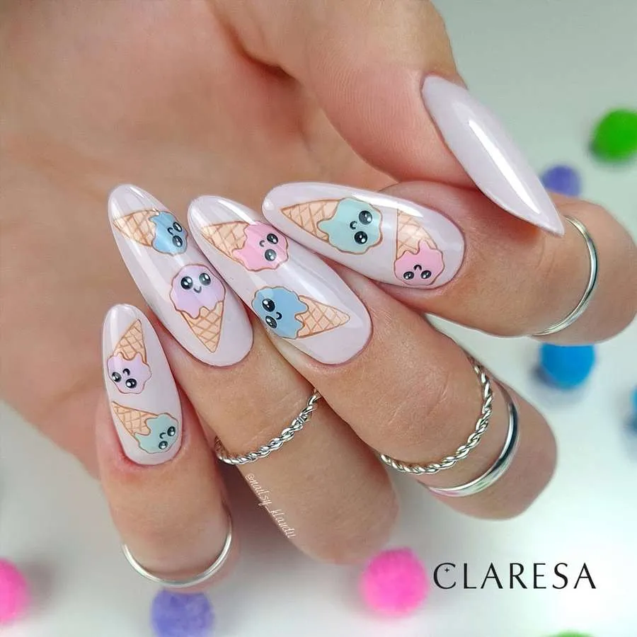 foto esmalte semipermanente ice cream claresa
