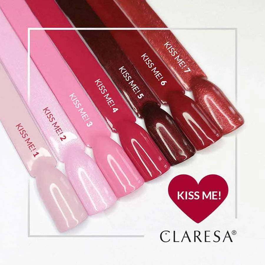 foto esmalte semipermanente kiss me claresa tonos
