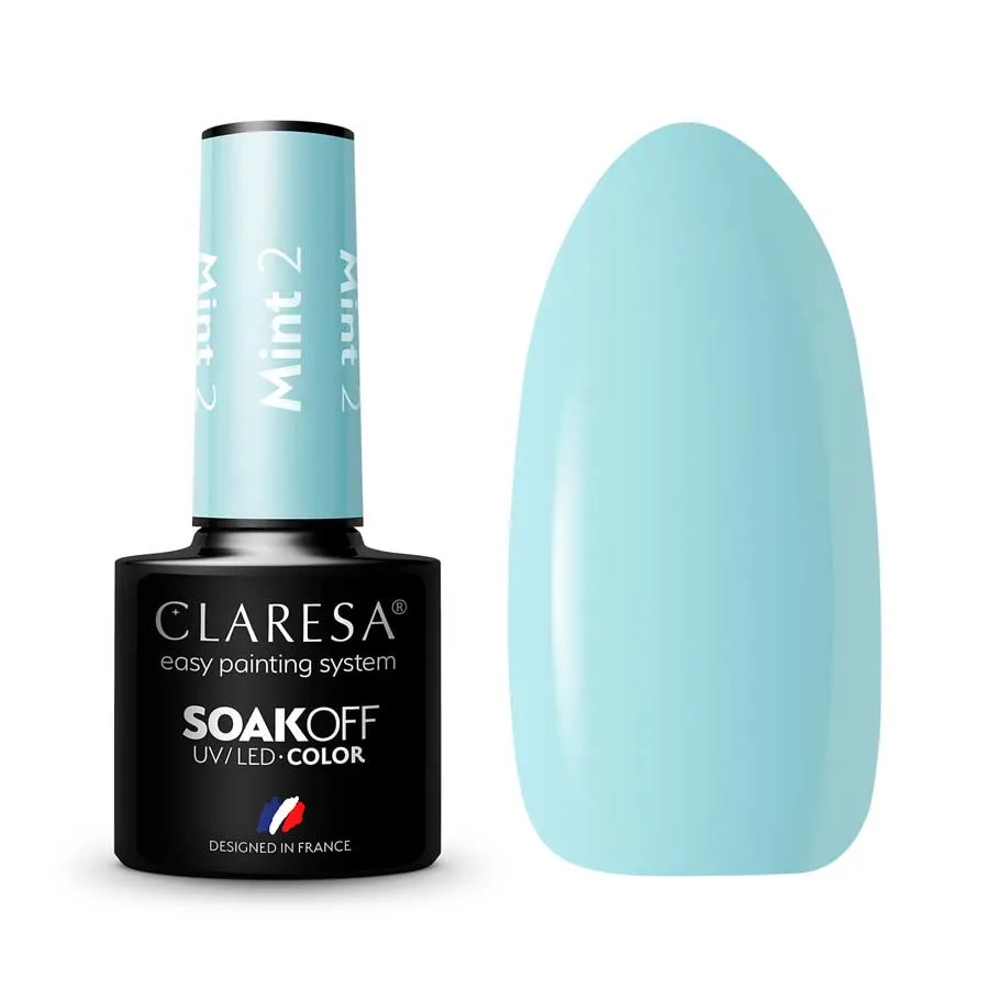 foto esmalte semipermanente menta claresa 2
