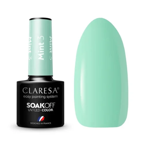 foto esmalte semipermanente menta claresa 3