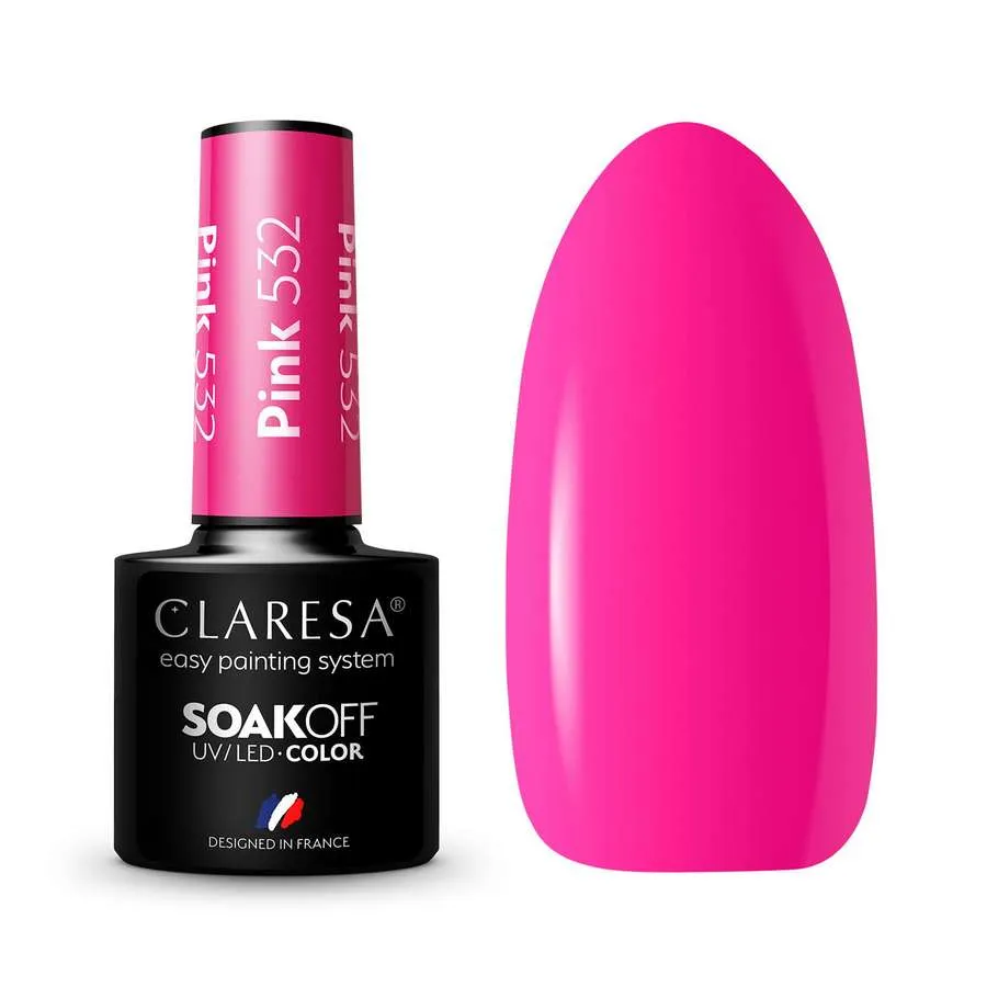 foto esmalte semipermanente rosa claresa 532