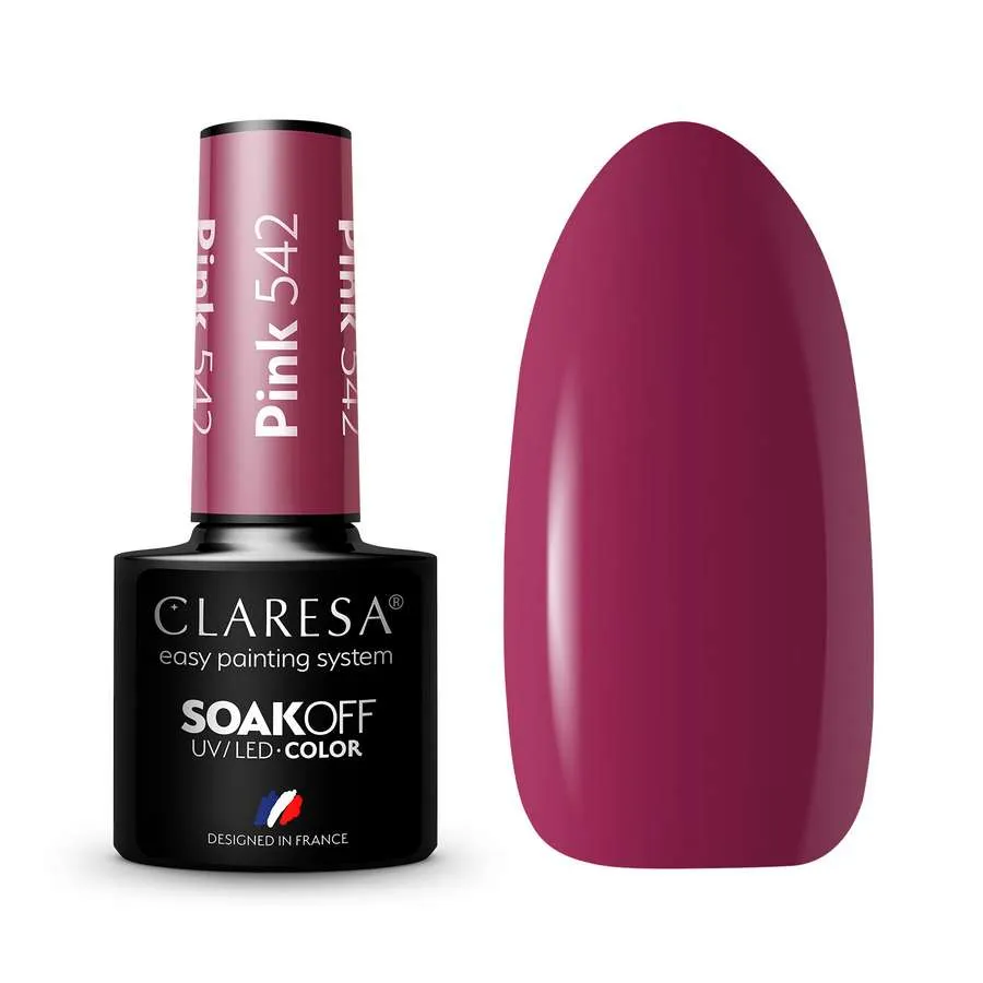 foto esmalte semipermanente rosa claresa 542