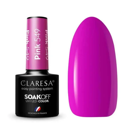 foto esmalte semipermanente rosa claresa 549