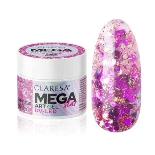 imagen gel de decoracion megastar pink pixel