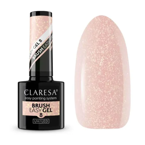 imagen gel semipermanente brush easy claresa 08