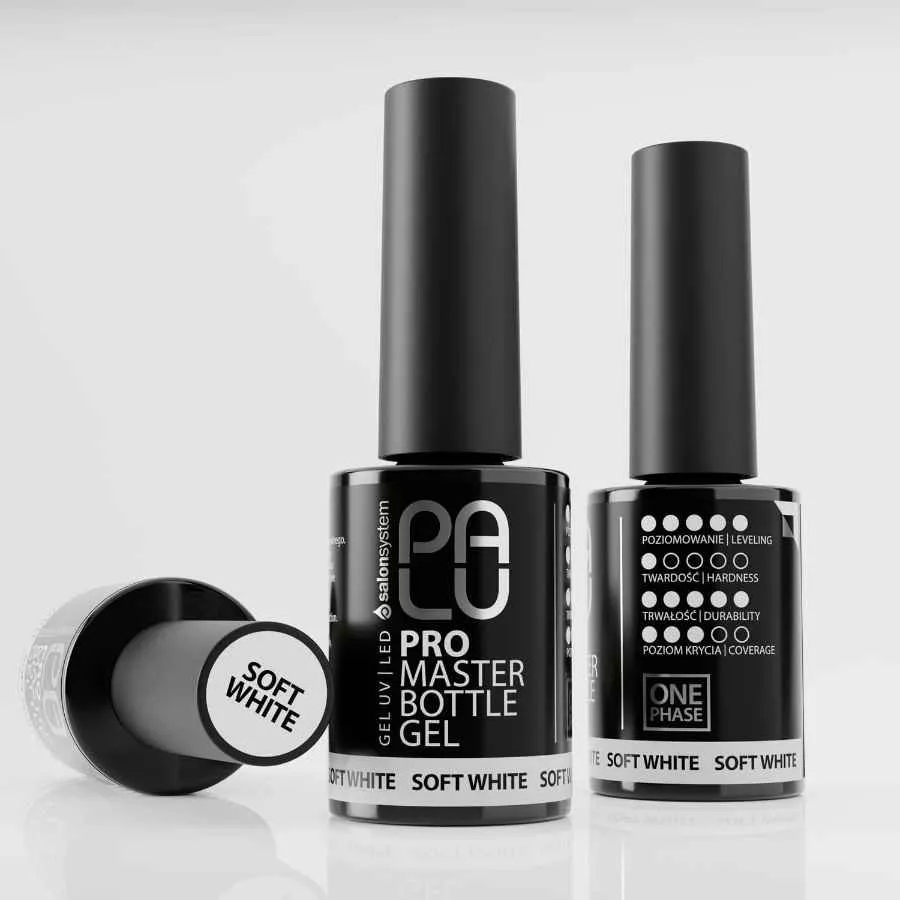 imagen gel semipermanente pro master palu soft white bote