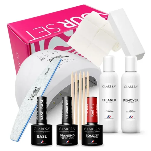 imagen kit manicura con lampara claresa