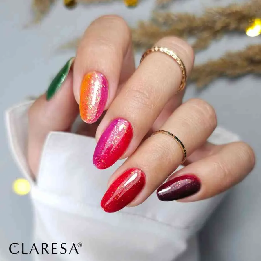 imagen manicura base semipermanente rainbow jello amethyst cherry black amber claresa