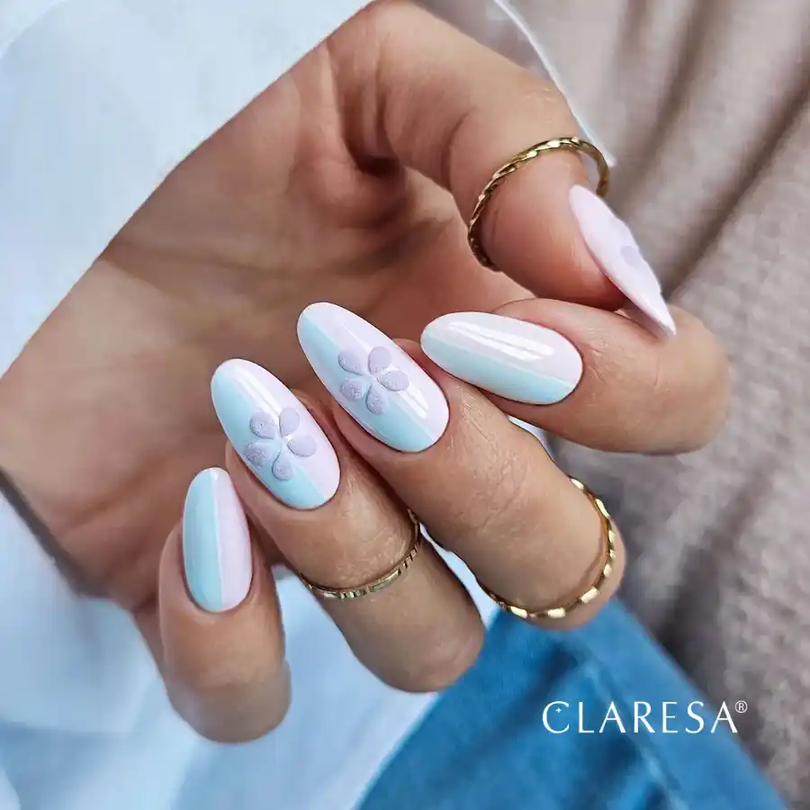 imagen manicura esmalte semipermanente ciao pastel 03 y 06 claresa
