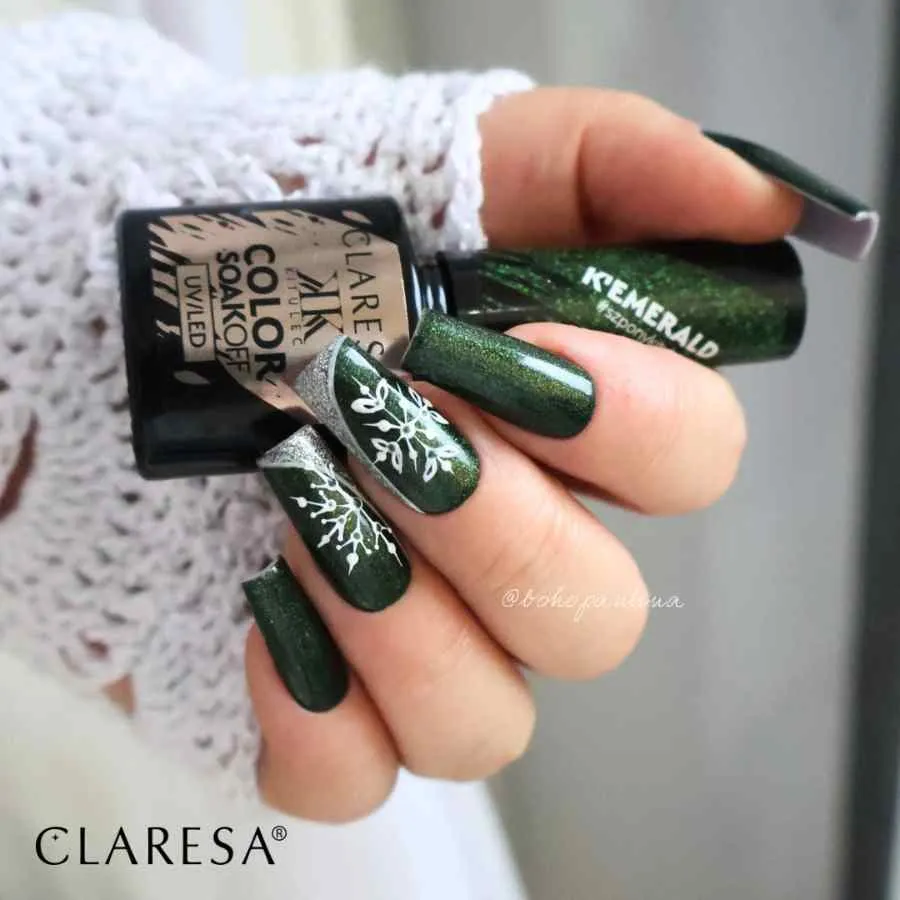 imagen manicura esmalte semipermanente kitulec emerald claresa
