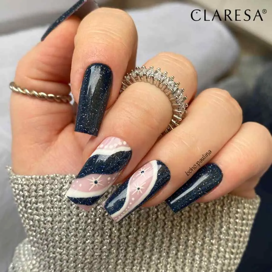 imagen manicura esmalte semipermanente starlight claresa 08 mezcla