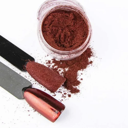 foto polvo de uñas efecto espejo 5 claresa