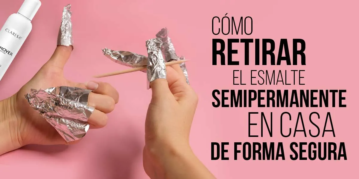 imagen retirar esmalte semipermanente en casa