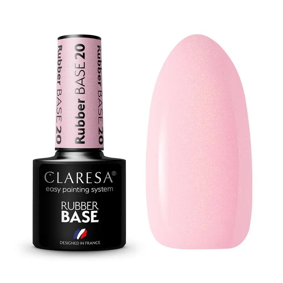 foto rubber base semipermanente claresa 20