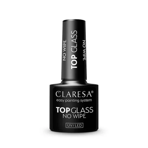 foto top coat semipermanente glass no wipe claresa